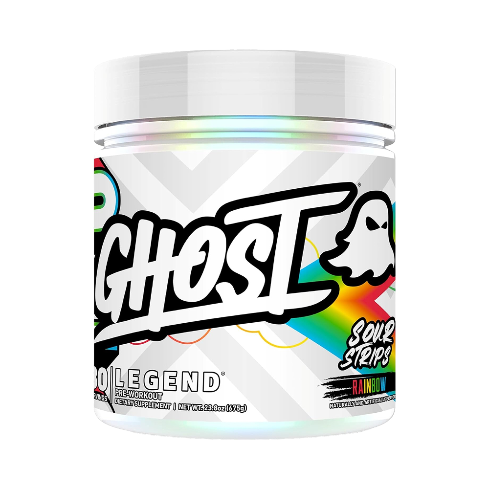 Ghost Legend Pre-Workout Powder, Sour Strips - 30 Servings