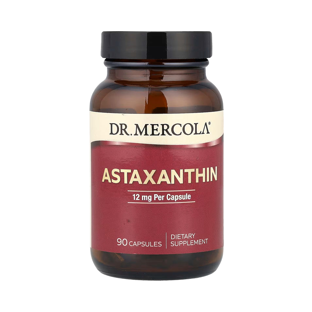 Dr. Mercola أستاكسانثين عضوي 12 ملغ - 90 كبسولة