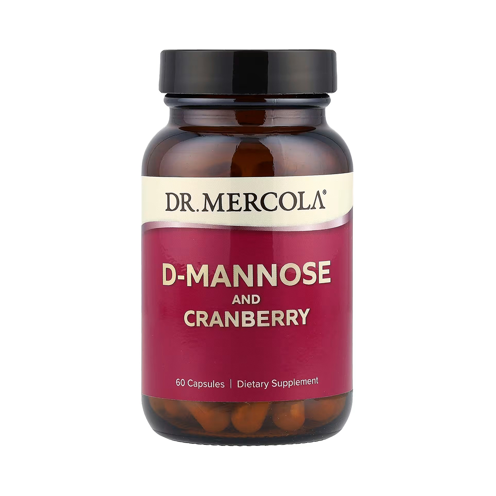 Dr. Mercola D-Mannose and Cranberry Extract - 60 Capsules