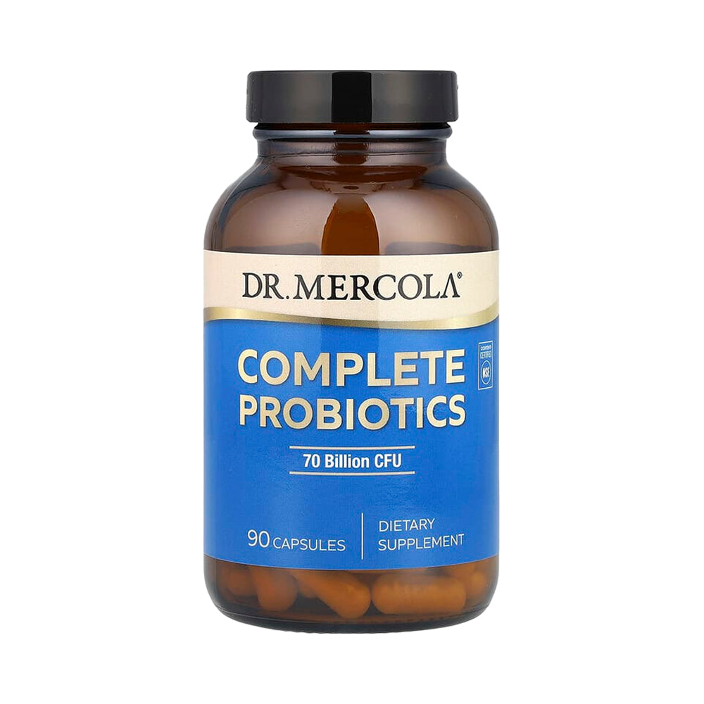 د. ميركولا Complete Probiotics – 70 مليار وحدة مكوِّنة للمستعمرات (CFU) – 90 كبسولة