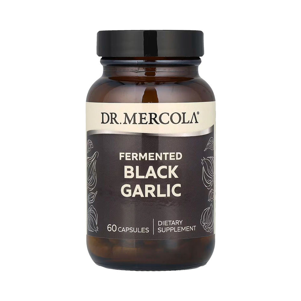 Dr. Mercola الثوم الأسود المخمّر - 60 كبسولة