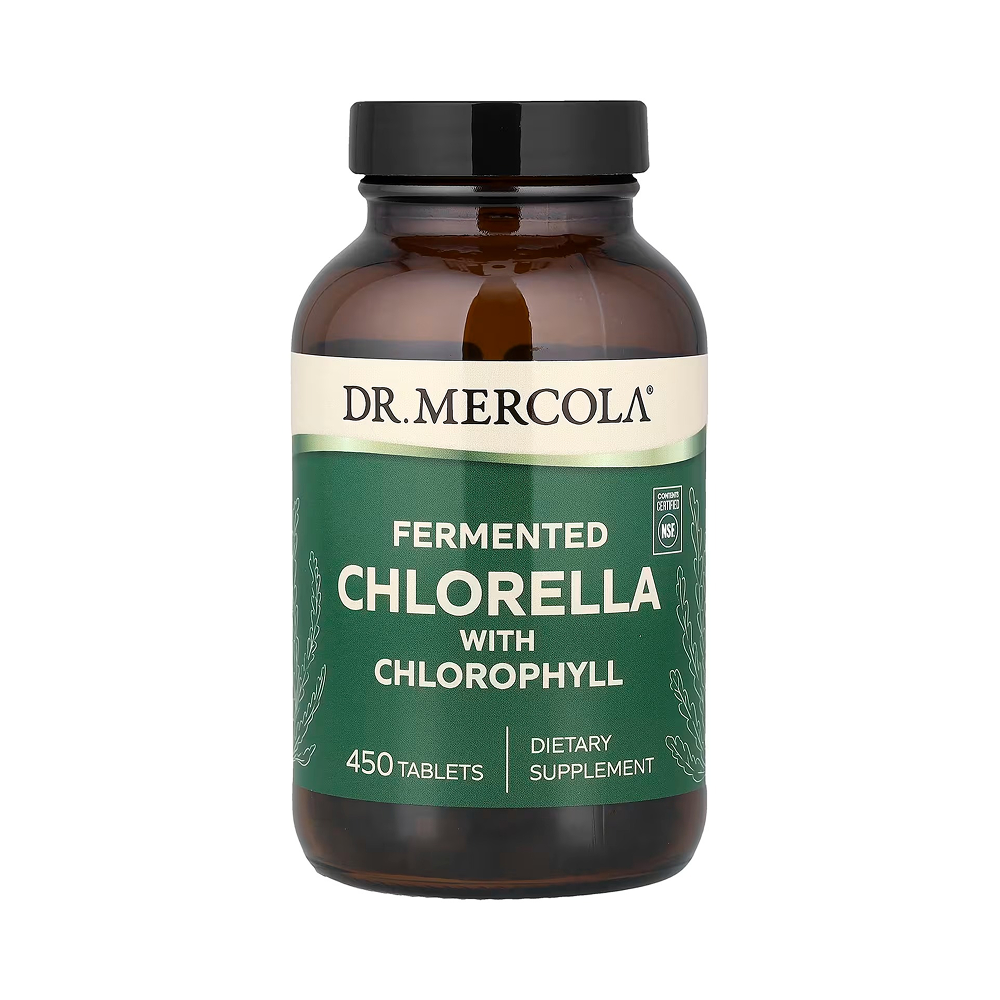 Dr. Mercola كلوريلا مخمرة - 450 قرص