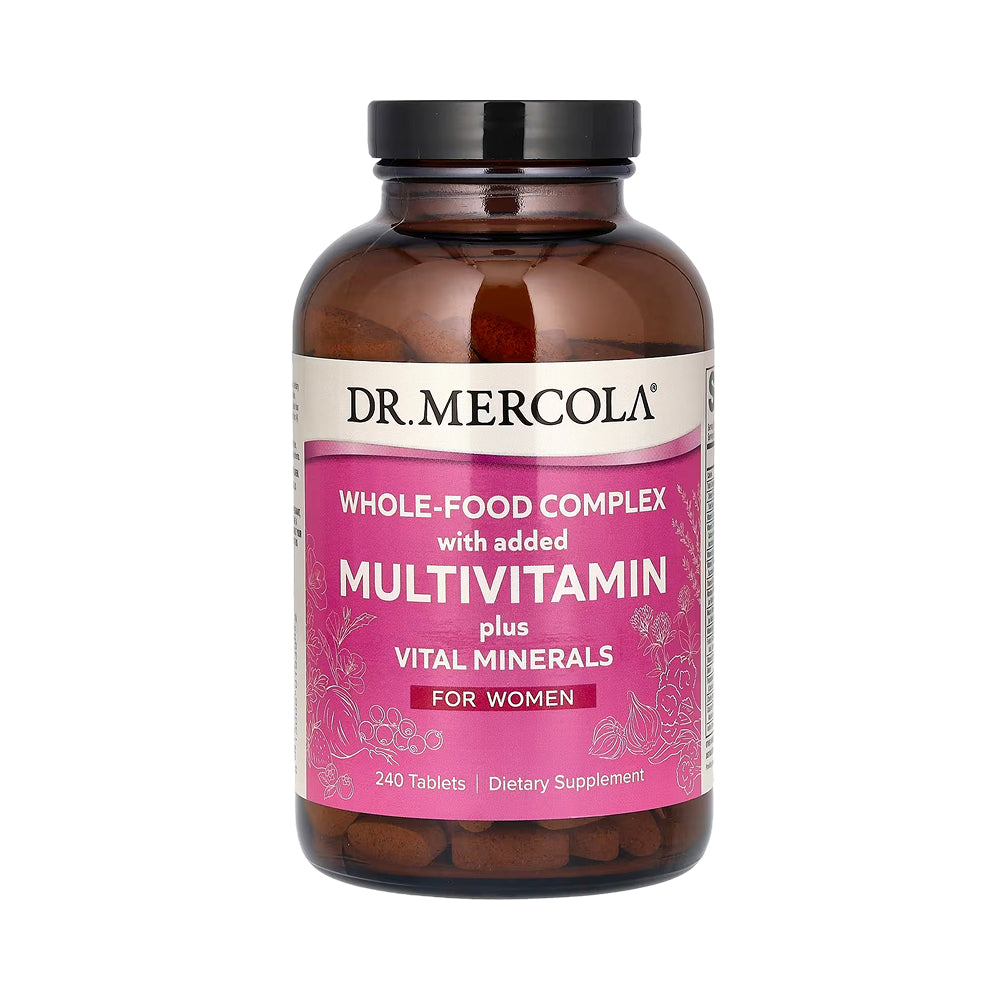 Dr. Mercola Whole-Food Complex with Added Multivitamin Plus Vital Minerals For Women - 240 Tablets
