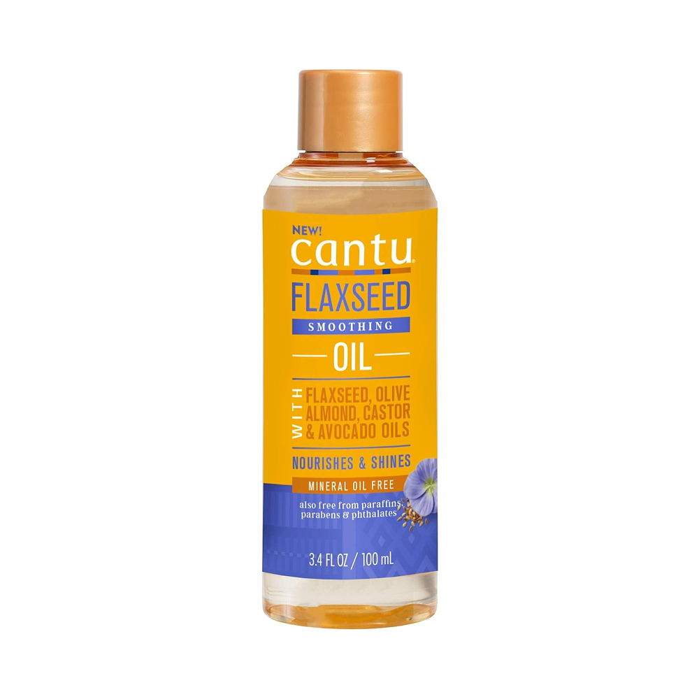 زيت Cantu للشعر 100 مل تنعيم مع مستخلص بذور الكتان