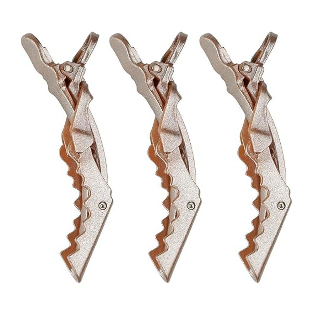 Kitsch Pro Alligator Clips Set of 3 Gold