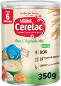 Cerelac Rice and 4 Vegetable mix 350g