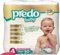 PREDO BABY STD . ECO MAXI SIZE DIAPERS 20 PACKS * 8 PCS