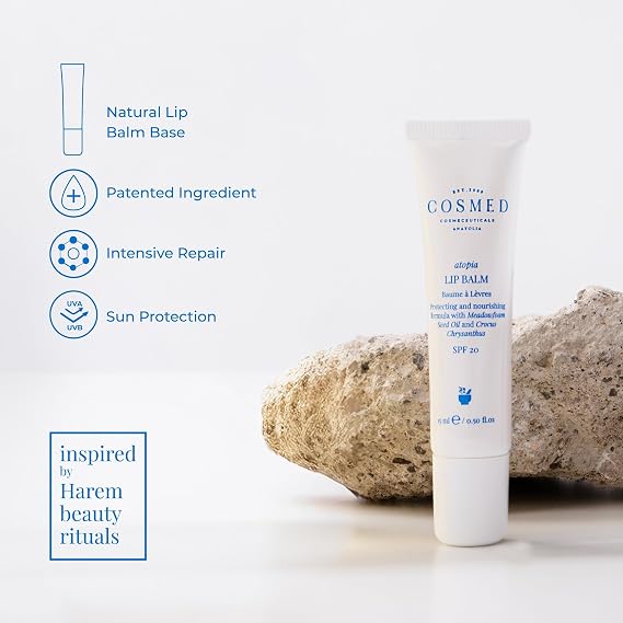 COSMED Atopia Lip Balm SPF 20 - Moisturizing and Protective Lip Balm 15ml