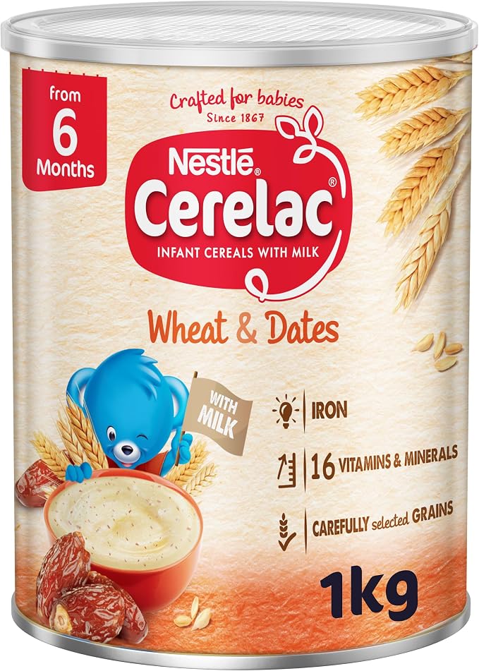 CERELAC WHEAT and DATES (WITH MILK) 1000 GM