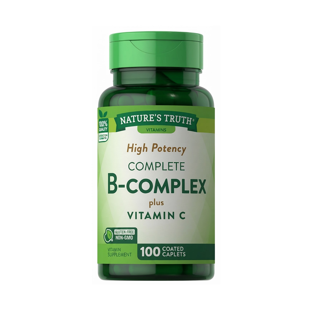 Nature's Truth Vitamin B-Complex + C 100 Tablets