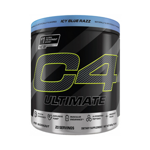 C4 Ultimate مشروب ما قبل التمرين بنكهة آيسي بلو راز 20 حصة