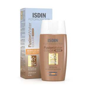 Isdin واقي شمس سائل 50 مل فوتوبروتكتور SPF 50 فيوجن مع لون برونزي طبيعي