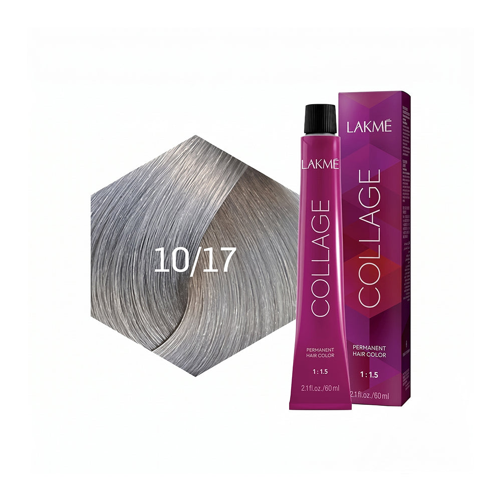 Lakme Collage Permanent Hair Color – Platinum Ash Blonde 10/17