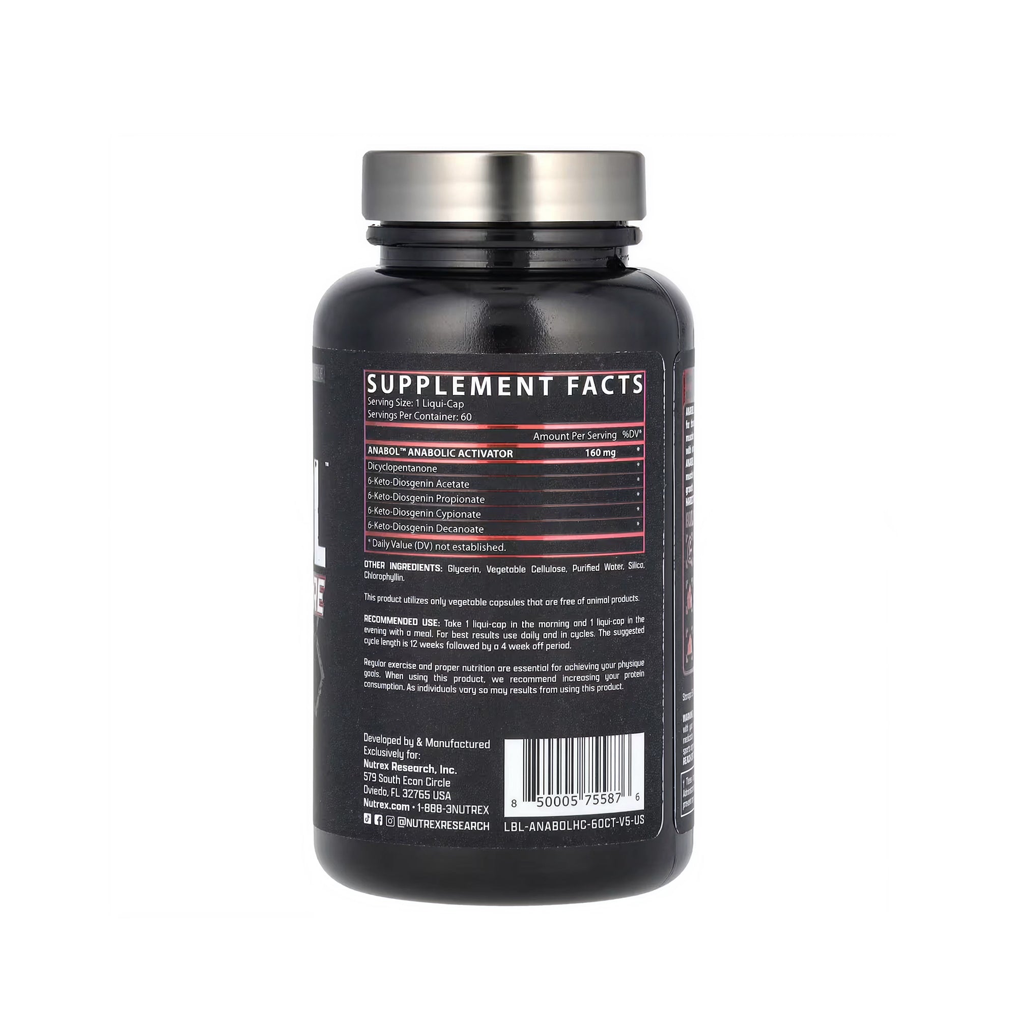 Nutrex Research Anabol Hardcore - 60 Liqui-Caps
