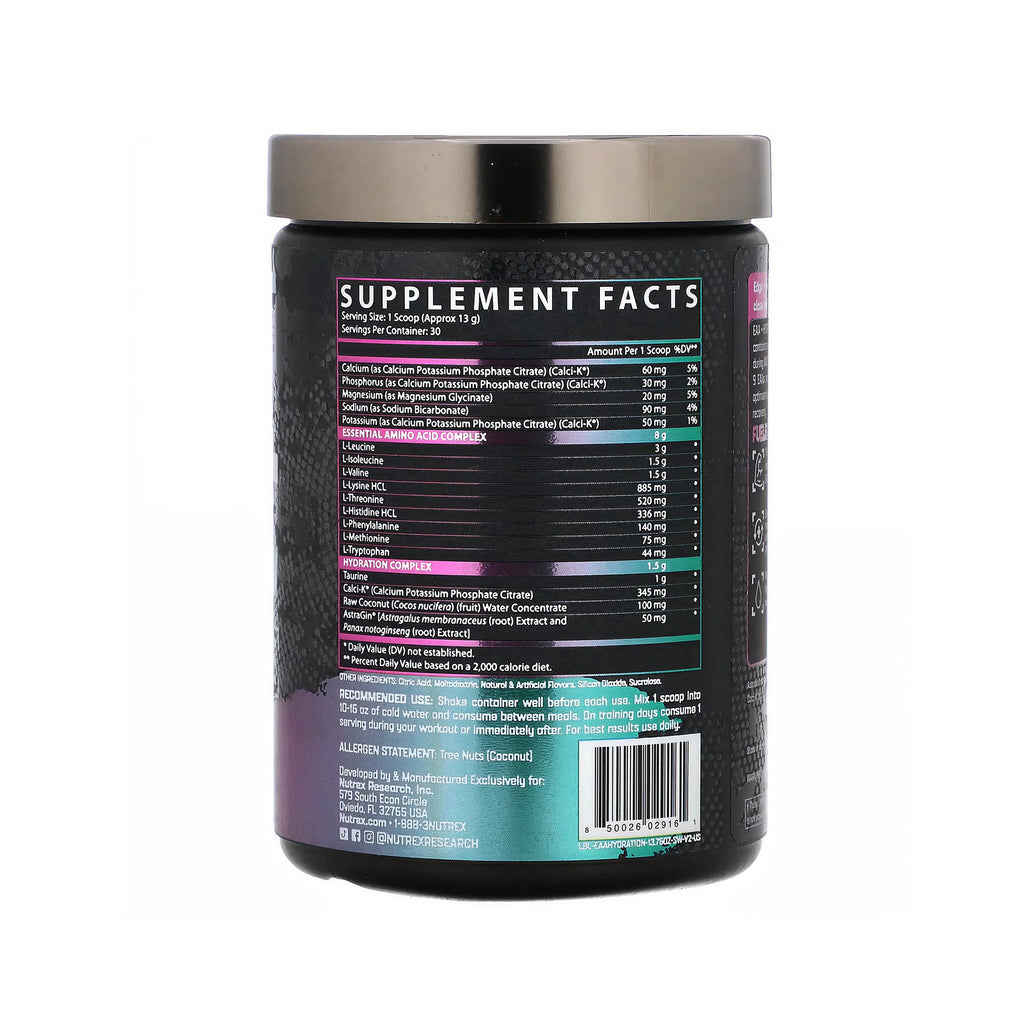 Nutrex Research EAA+ Hydration (Strawberry Watermelon) - 30 Servings (390g)