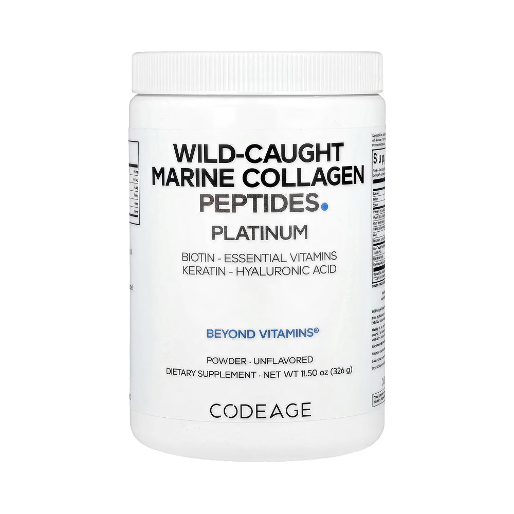 Codeage Wild-Caught Marine Collagen Peptides Powder Platinum Unflavored - 11.50 oz (326g)
