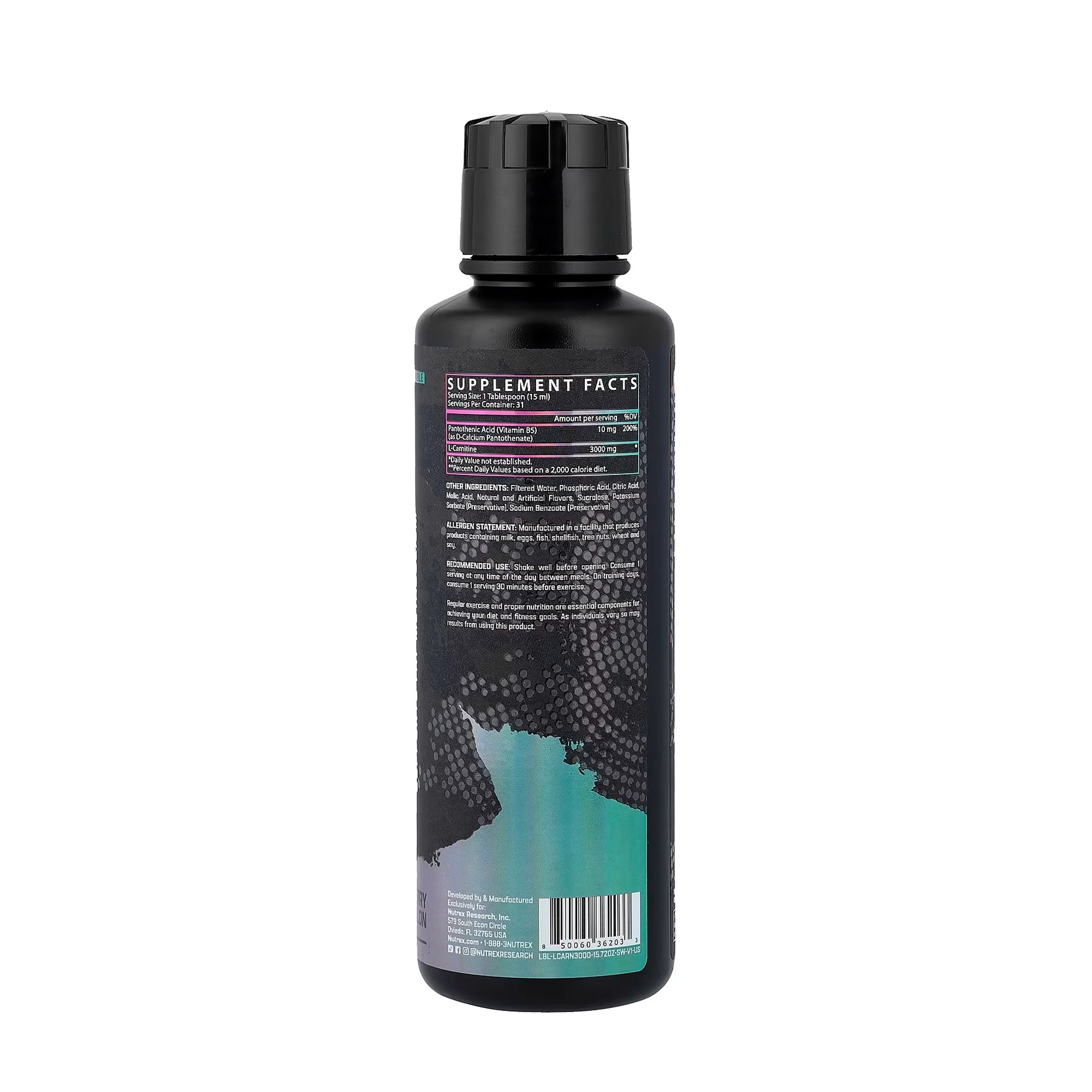 Nutrex Research L-Carnitine 3000 (Strawberry Watermelon) 465ml