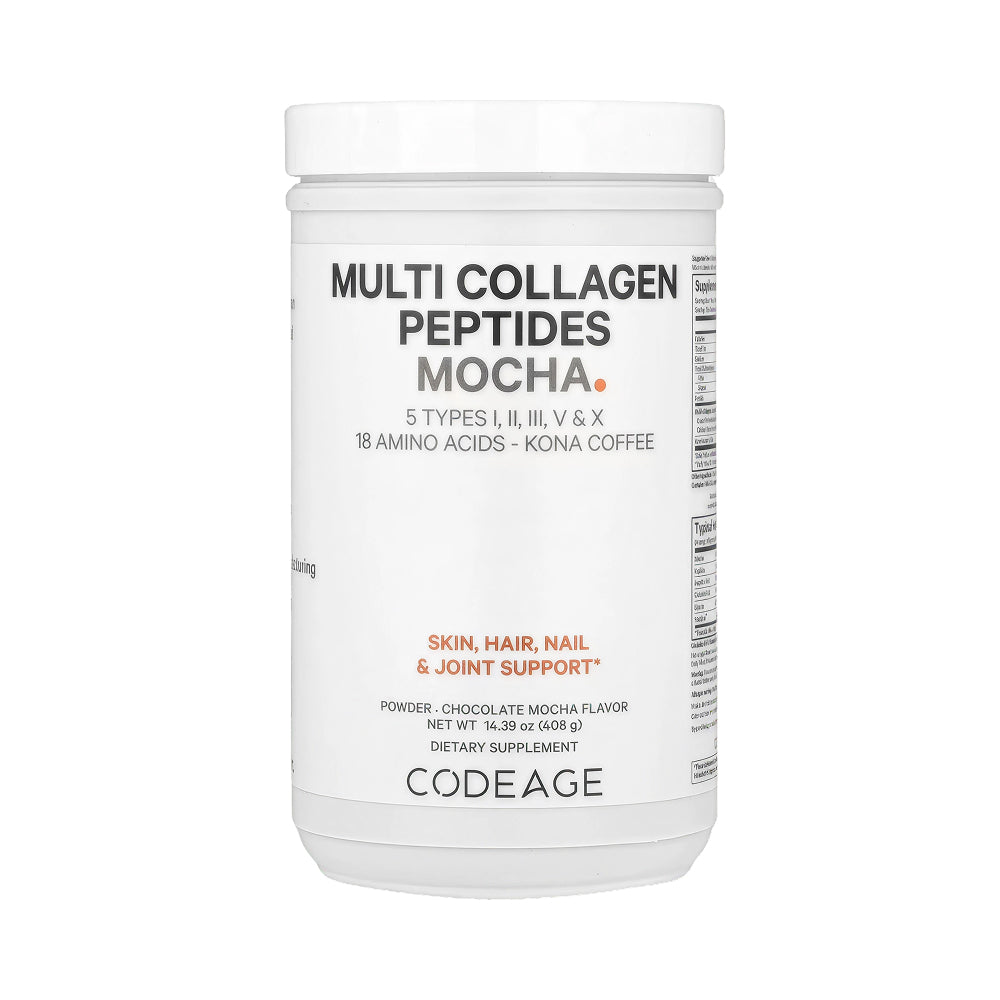 Codeage Multi Collagen Peptides Powder Chocolate Mocha - 14.39 oz (408g)