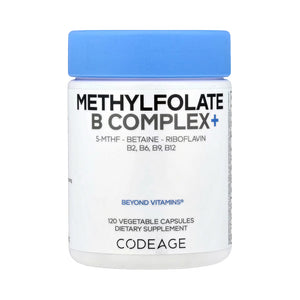 Codeage مركب B المعقد مع ميثيل فولات+ 120 كبسولة نباتية