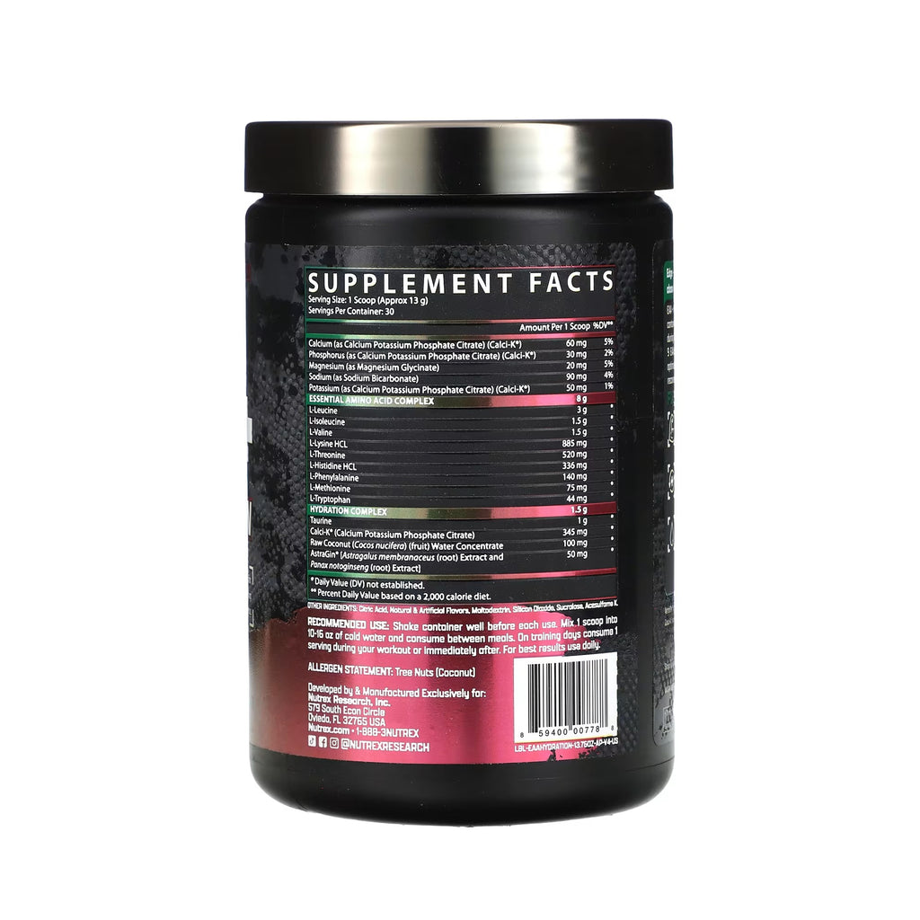 Nutrex Research EAA+ Hydration (Apple Pear) - 30 Servings (390g)
