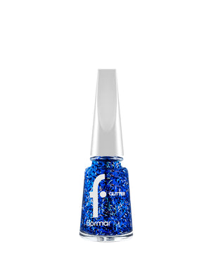 Flormar Glitter Nail Enamel  07 Sapphire Shine