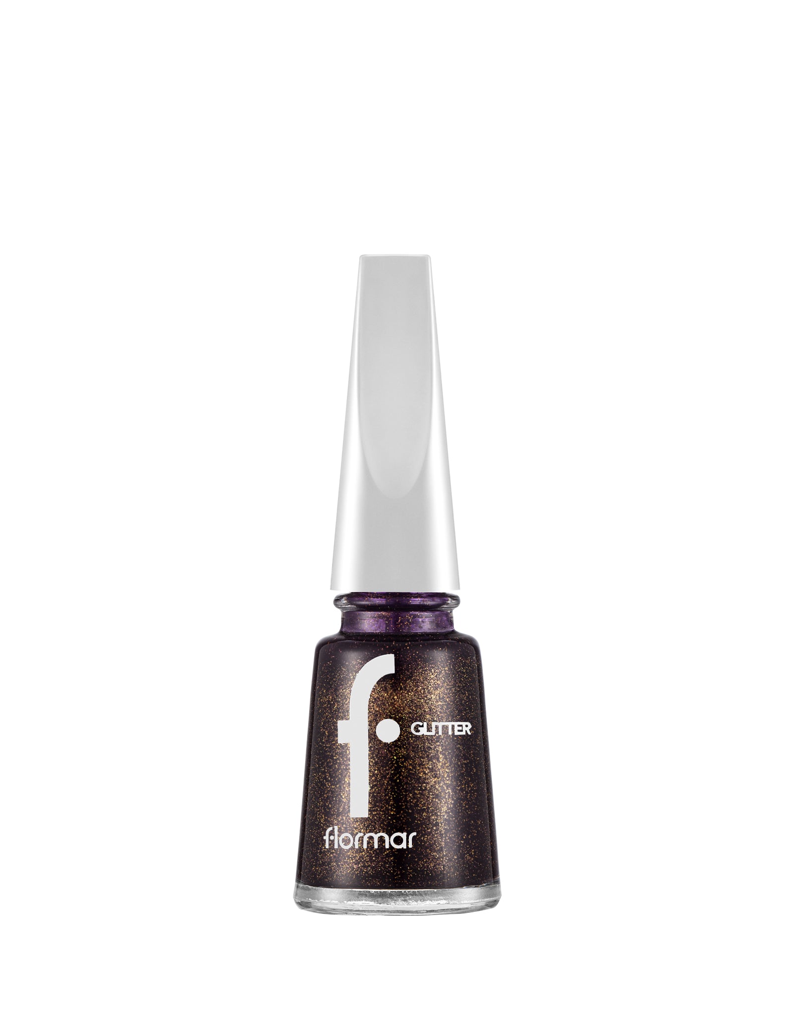 Flormar Glitter Nail Enamel  44 Purple Glare