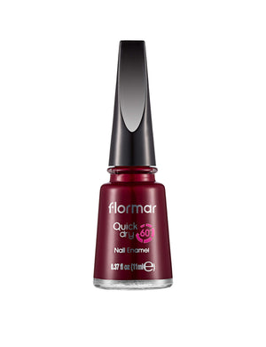 Flormar Quick Dry Nail Enamel QD22 Red Velvet