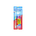 فرشاة أسنان Colgate مجانية إكسترا كلين متوسطة 1+3