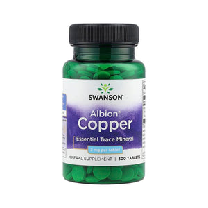 Swanson Albion Copper 2 mg - 300 Tabs