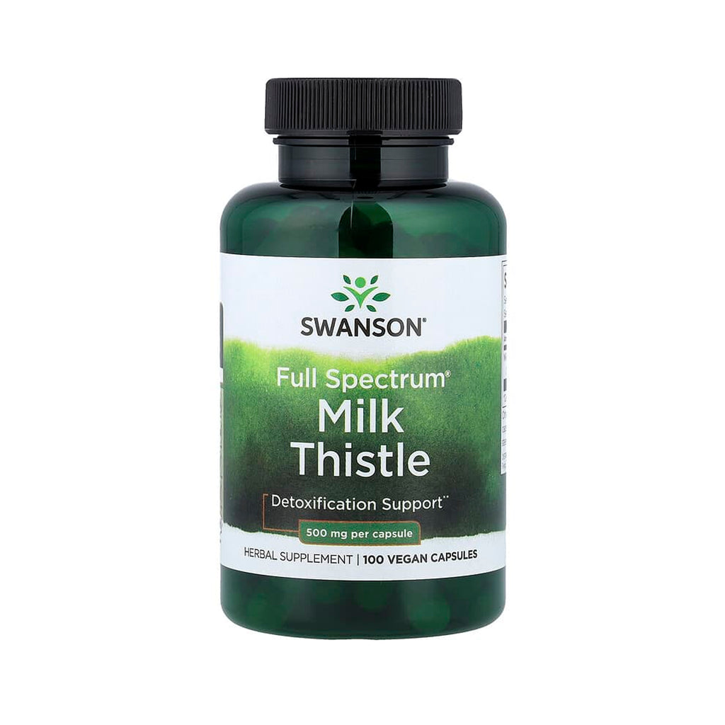 Swanson Full Spectrum Milk Thistle 500 mg - 100 Vegan Caps