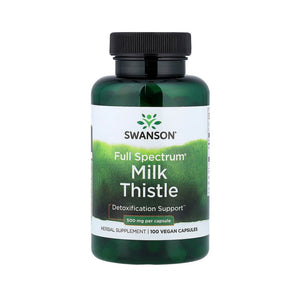 Swanson Full Spectrum Milk Thistle 500 mg - 100 Vegan Caps