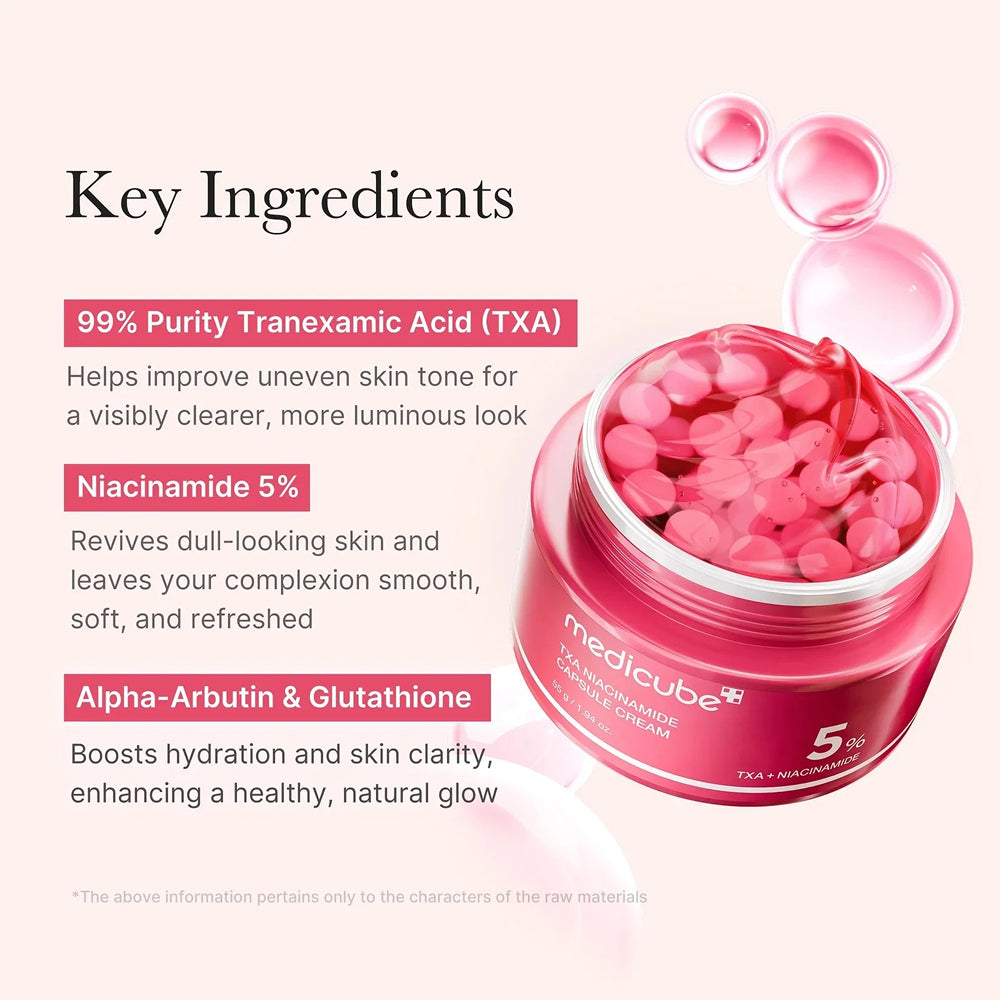 Medicube TXA Niacinamide Capsule Cream – 55g