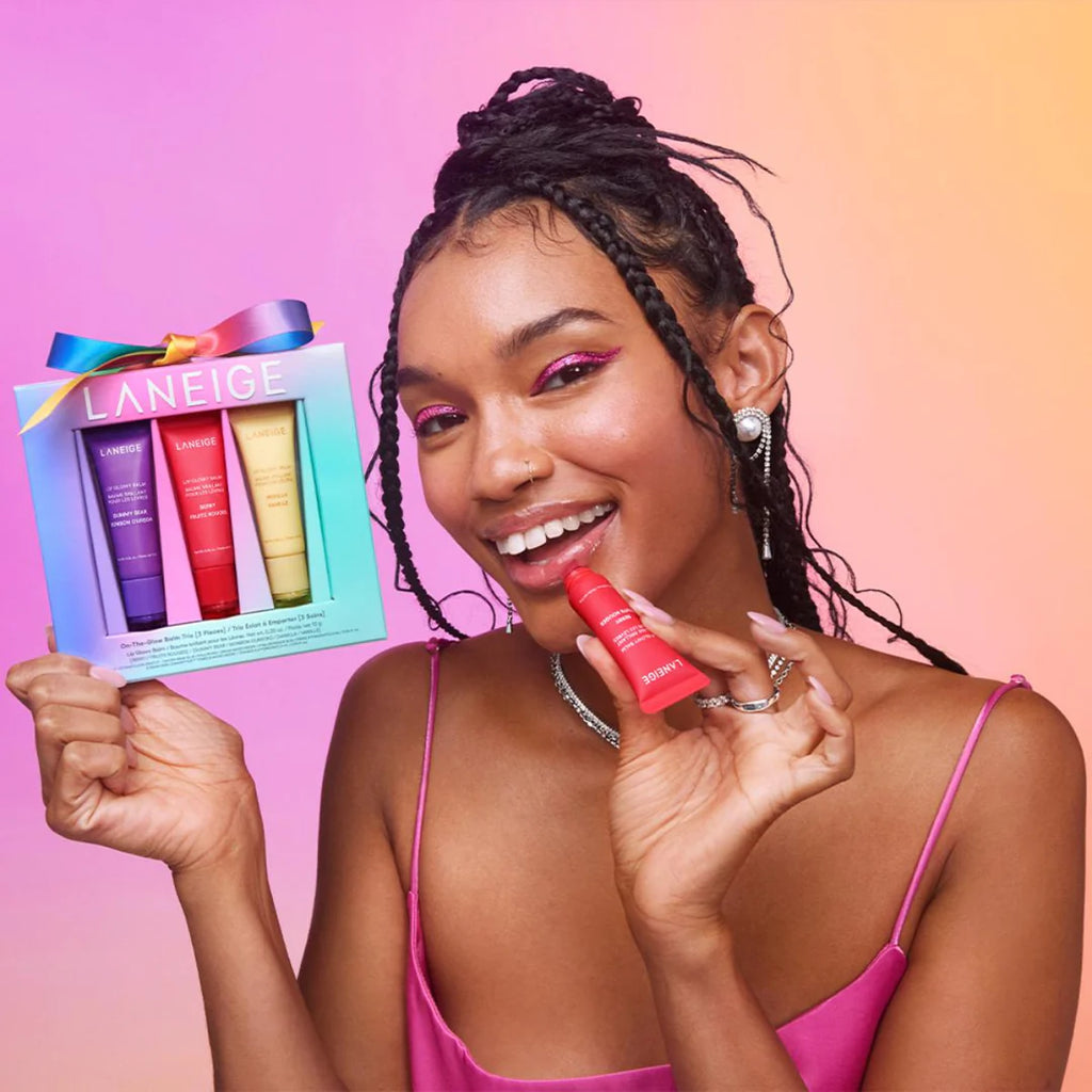 Laneige On-The-Glow – طقم بالم شفاه ثلاثي