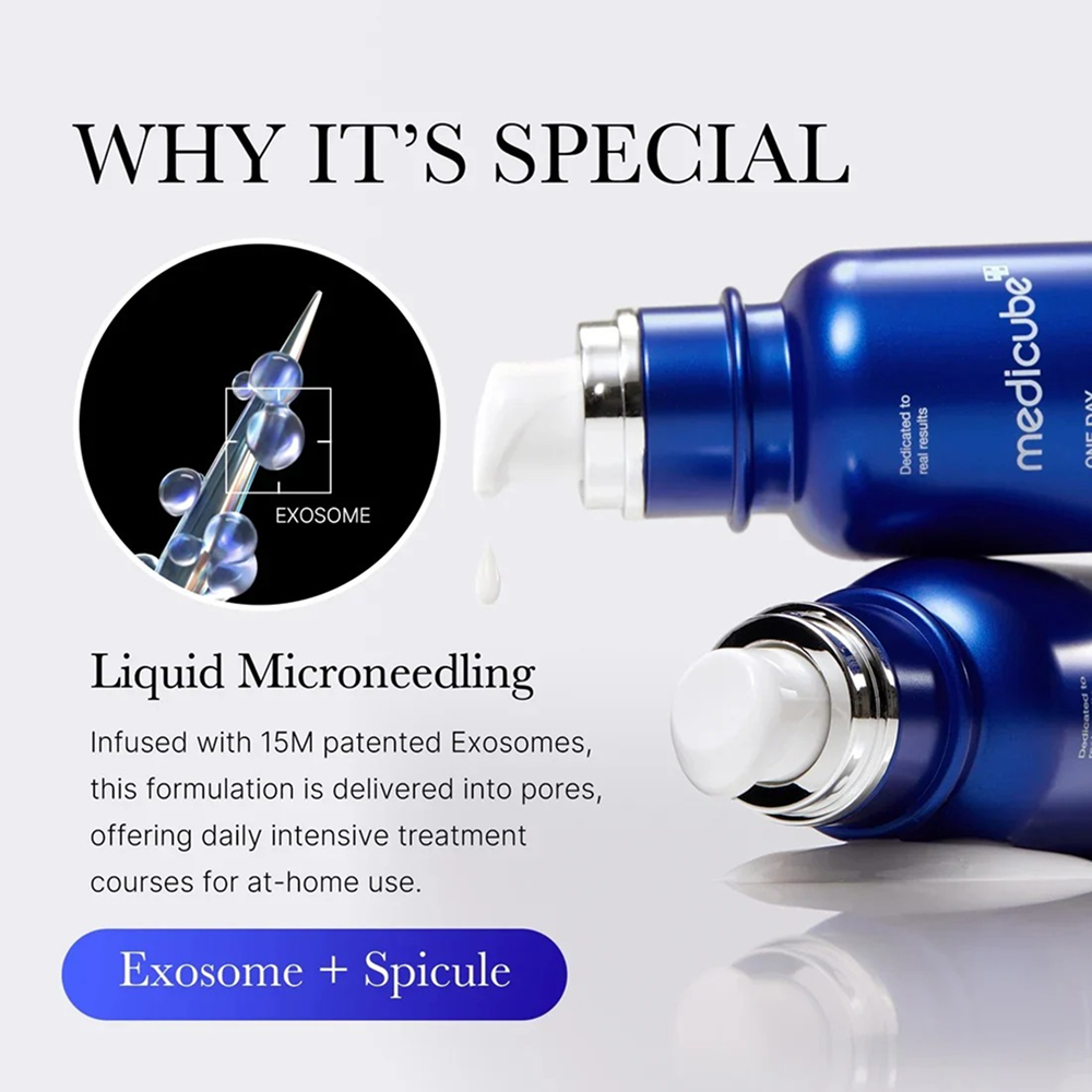 Medicube One Day Exosome Shot – Pore Ampoule 2000 & 7500PPM 30ml