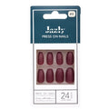 Jazly artificial nails 8 drip red coffin shape
