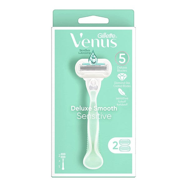 Gillette Razor Venus 5 Deluxe Smooth Sensitive +2 Refill