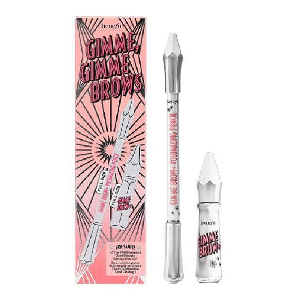 Benefit gimme, gimme brow gel & pencil set 05