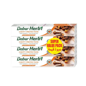 Dabur toothpastes herbal clove 4 x 100g