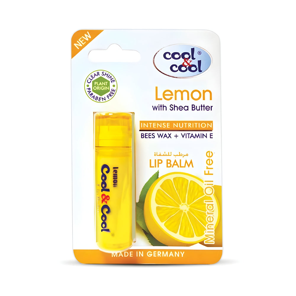 Cool & Cool Lip Balm 4.6g Intense Nutrition Lemon With Shea Butter v2