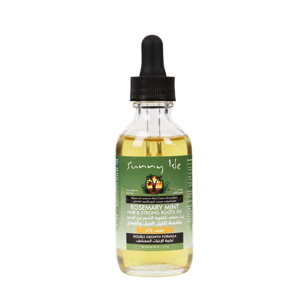 Sunny Isle Hair Oil 59ml Lightweight Strengthening From Roots With Rosemary And Mint Extract