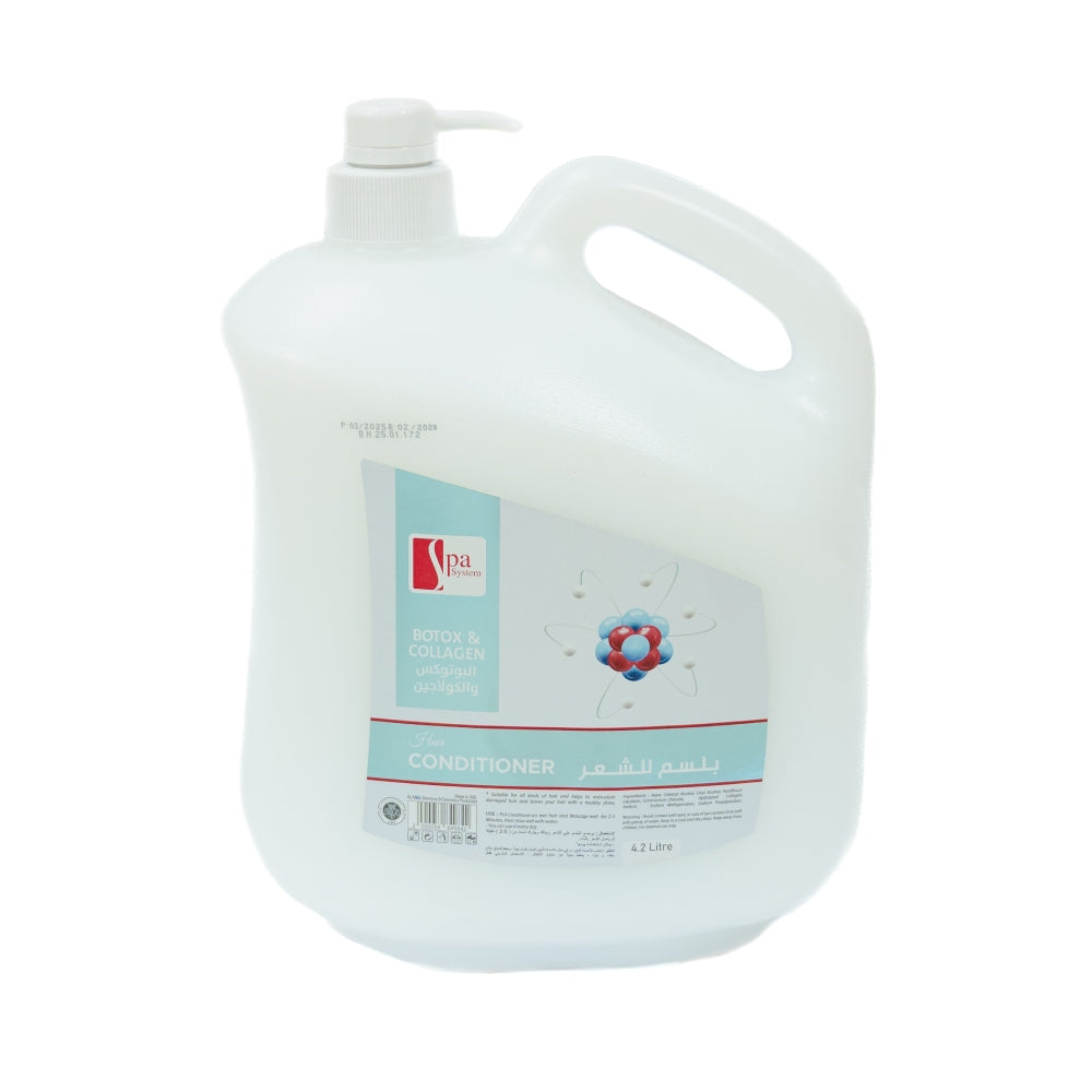 Spa System Hair Conditioner 4.20L Botox And Collagen