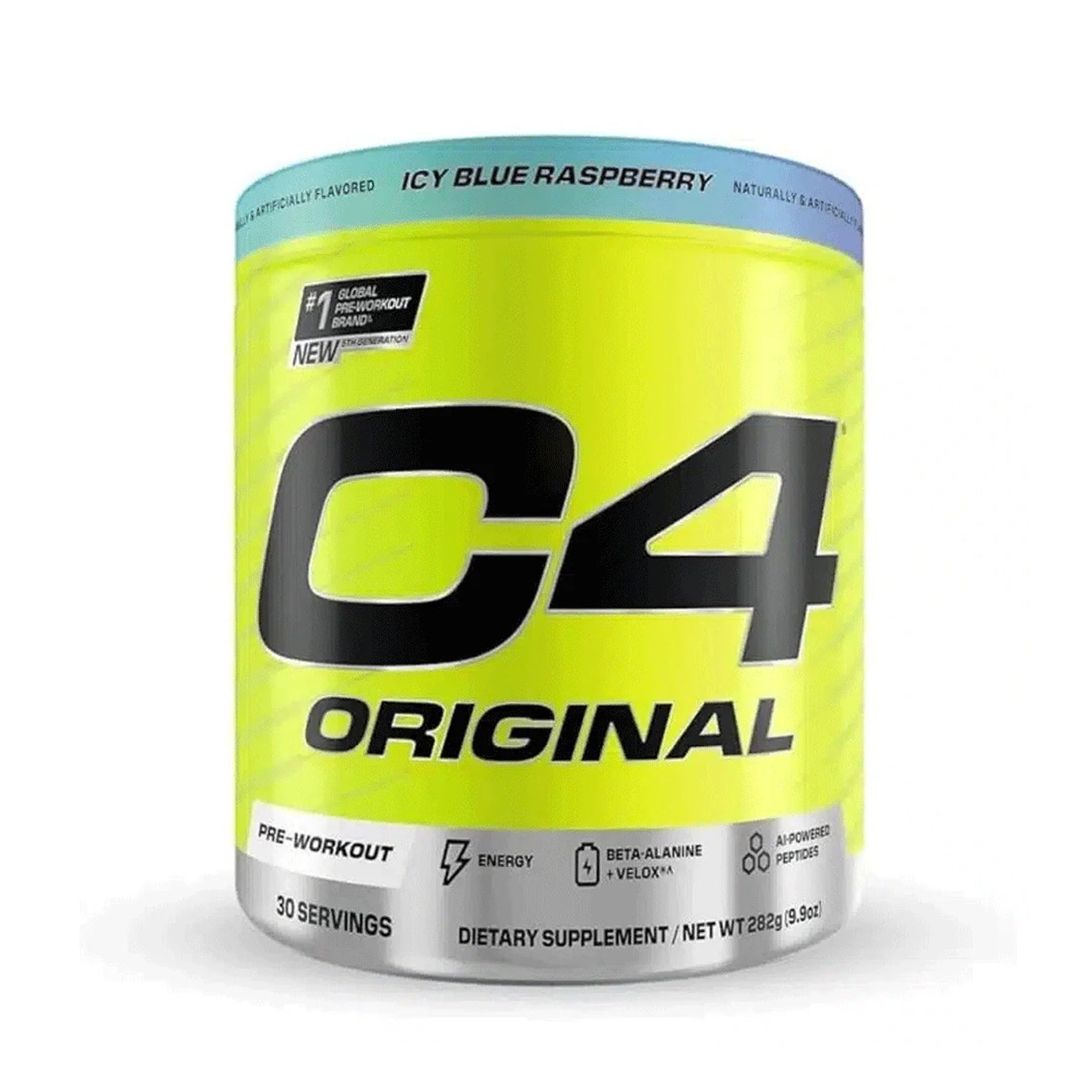 Cellucor C4 Original Pre-Workout 30 Servings - Icy Blue Raspberry 282g (9.9oz)