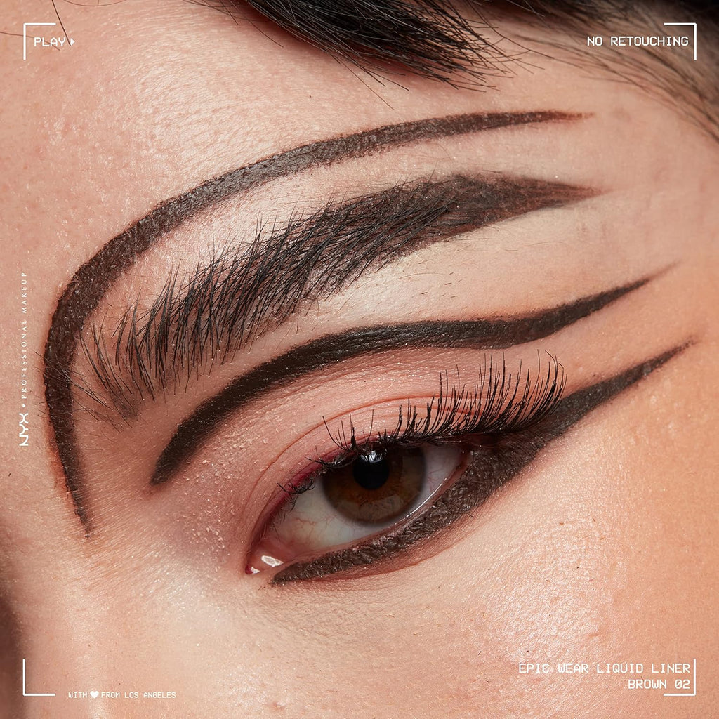 Nyx eyeliner pen epic wear waterproof Brown 02