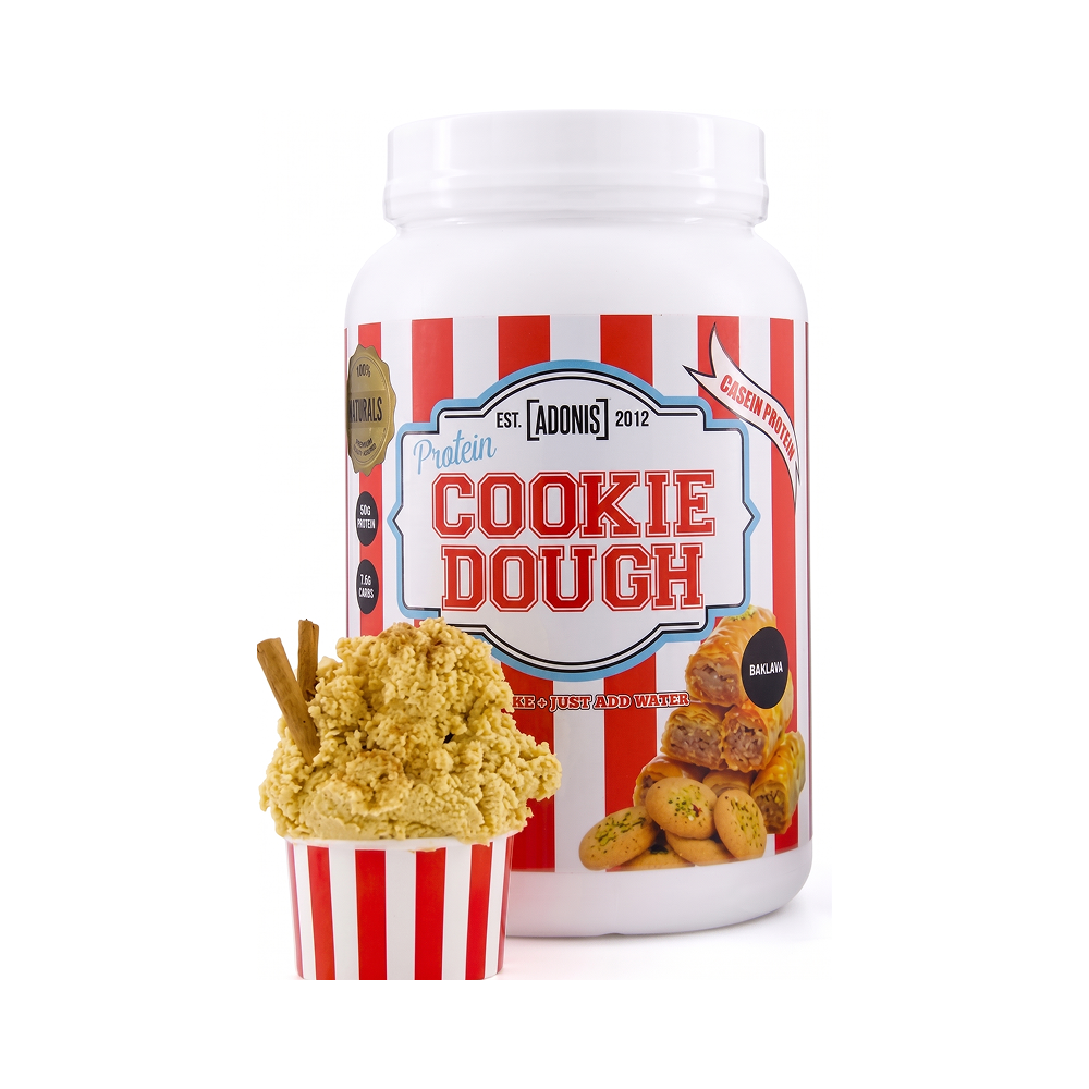 Adonis Protein Cookie Dough – Baklava Flavor with Casein 1kg