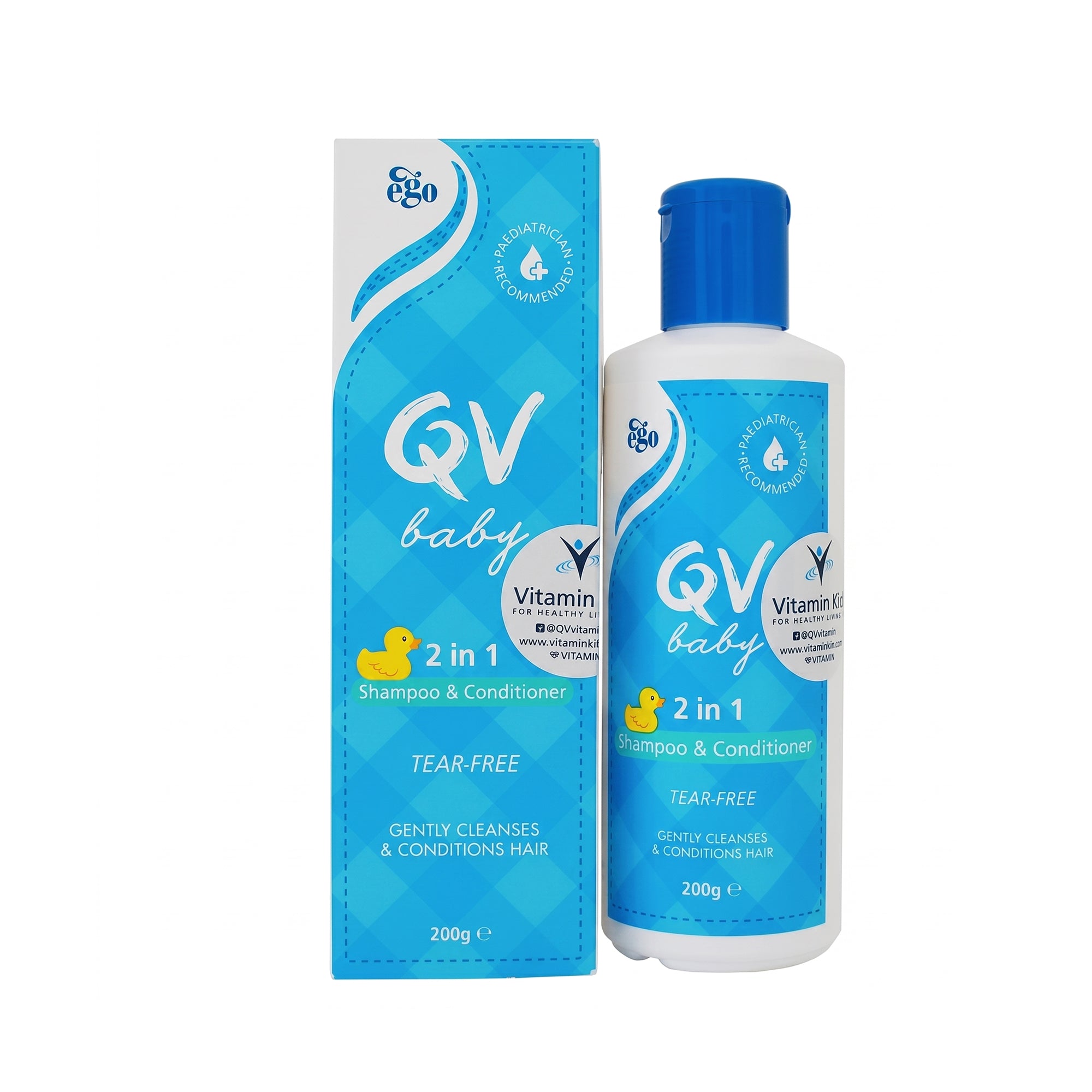 Qv baby shampoo and conditioner 200g 2 in 1