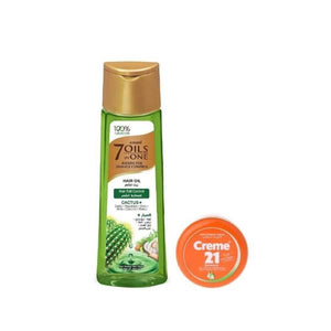Emami hair oil 7in1 free for dry and weak with shea butter 200ml + cream 21 50ml