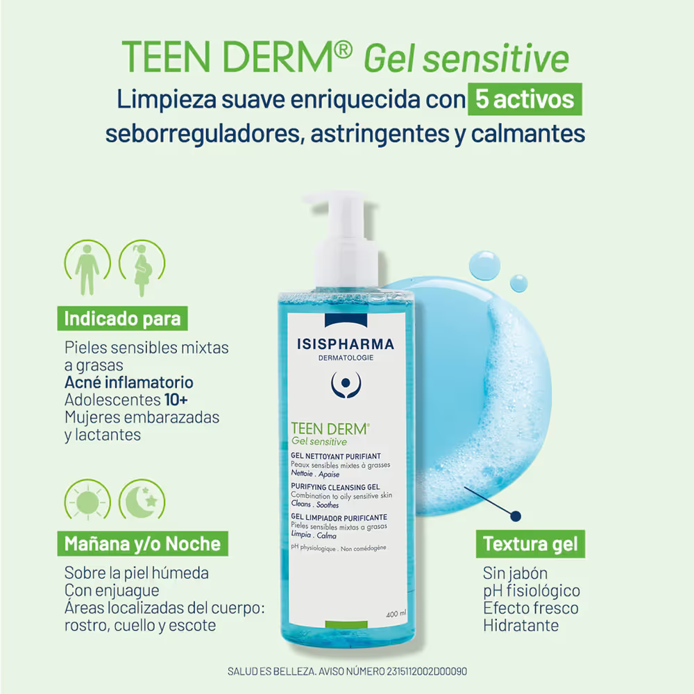 Isispharma Gel Purify & Cleanse – غسول وجه منقٍّ للبشرة الدهنية