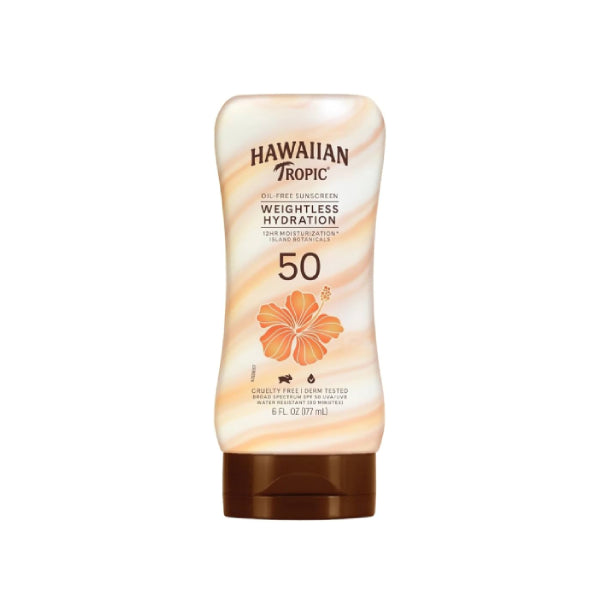 Hawaiian Tropic Sun Lotion 177ml Weightless Hydration SPF 50