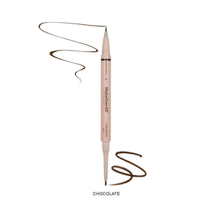 Make Over 22 Eyebrow Liner Pure Brows 2in1 PW01 Chocolate