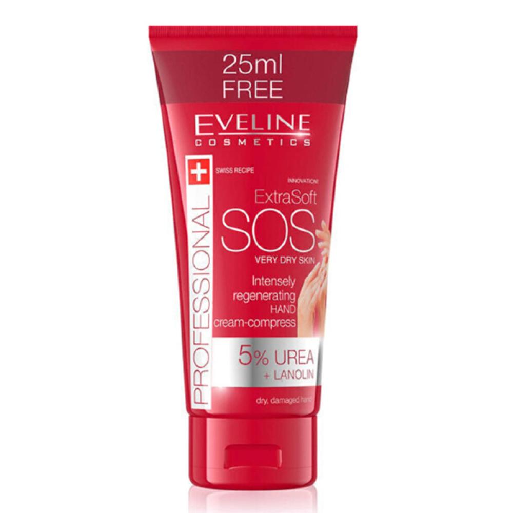 Eveline hand cream 100ml sos for very dry skin extra softness